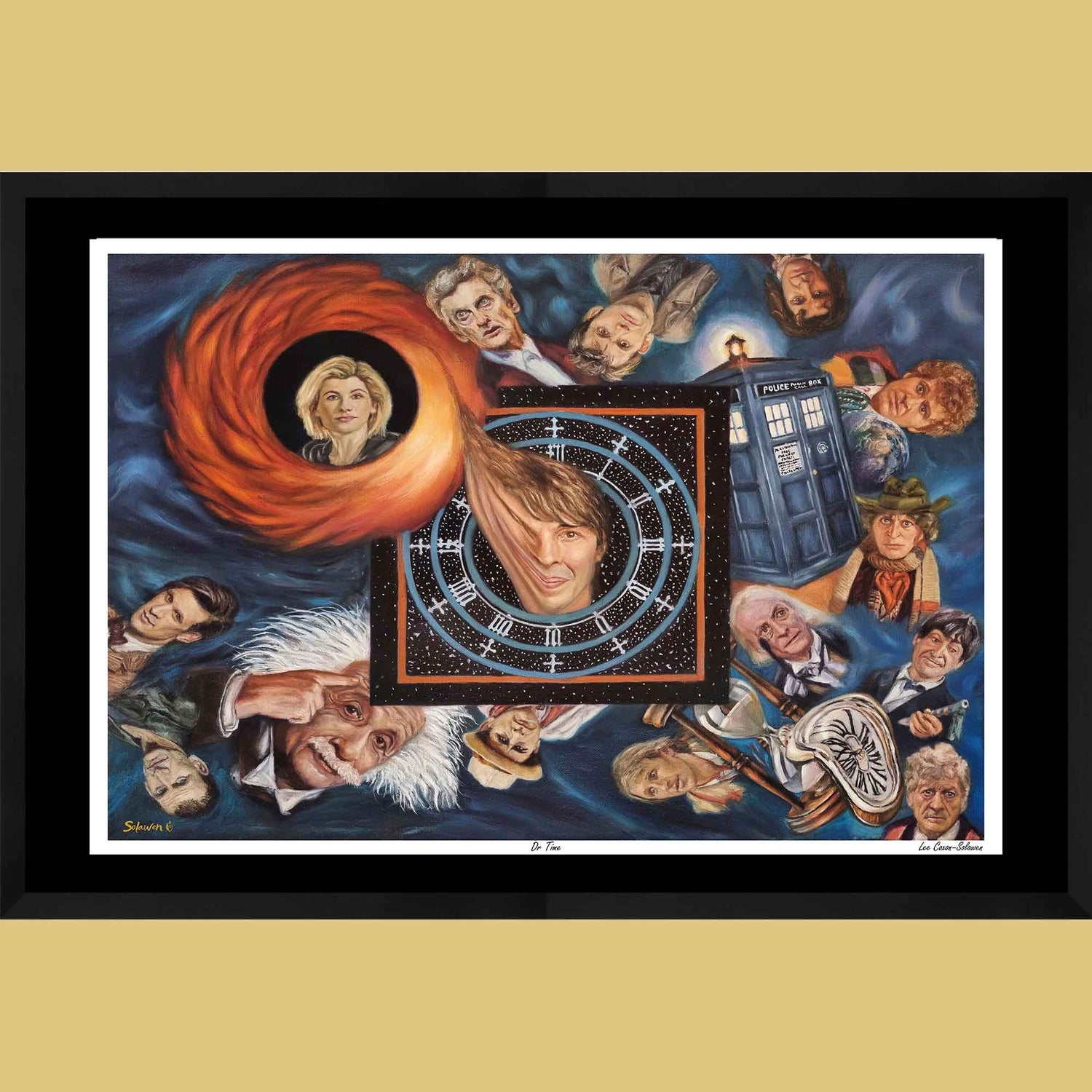 Solawen framed prints collection — Echoes in Wood; thumbnail shows one framed piece.